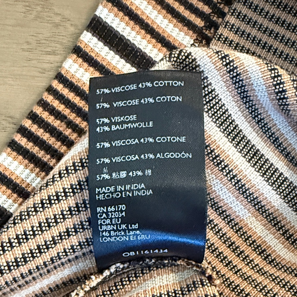 Urban Outfitters Kimchi Blue Striped Wide-Leg Pants - Picture 7 of 8